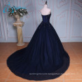 Chapel Train Royal Blue Modern Western Quinceanera Dresses